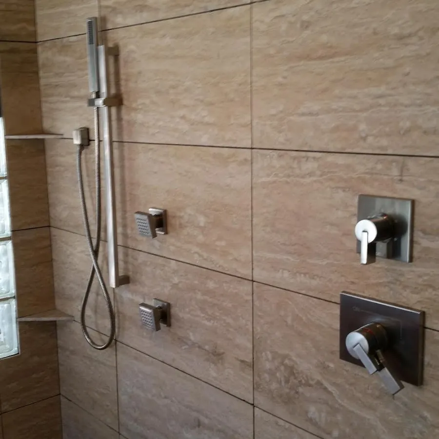 Shower fixture installation for Water Heater Replacement in Venersborg